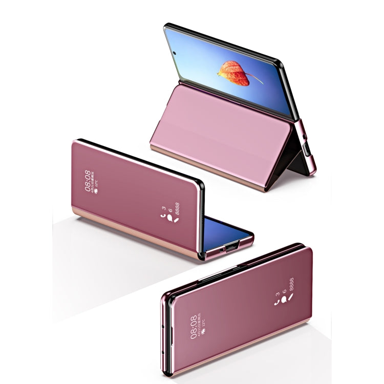 Custodia per telefono antiurto a specchio ribaltabile orizzontale, For Samsung Galaxy Z Fold4
