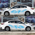 2 PCS/Set D-418 Dragon Totem Tribe Pattern Adesivo decorativo modificato per auto, D-418