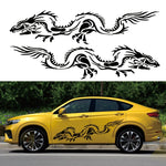 2 PCS/Set D-418 Dragon Totem Tribe Pattern Adesivo decorativo modificato per auto, D-418