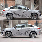 D-462 La farfalla ama l'autoadesivo decorativo modificato dell'automobile del modello dei fiori, D-462