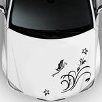 D-462 La farfalla ama l'autoadesivo decorativo modificato dell'automobile del modello dei fiori, D-462
