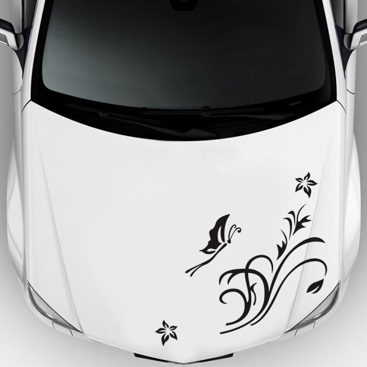 D-462 La farfalla ama l'autoadesivo decorativo modificato dell'automobile del modello dei fiori, D-462