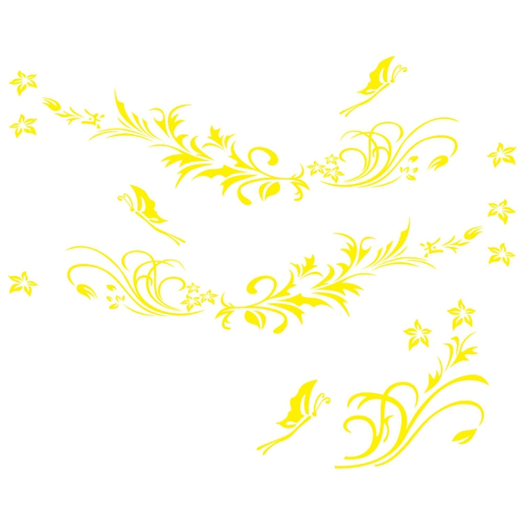 D-462 La farfalla ama l'autoadesivo decorativo modificato dell'automobile del modello dei fiori, D-462