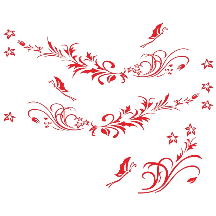 D-462 La farfalla ama l'autoadesivo decorativo modificato dell'automobile del modello dei fiori, D-462