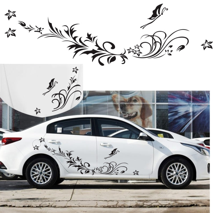 D-462 La farfalla ama l'autoadesivo decorativo modificato dell'automobile del modello dei fiori, D-462