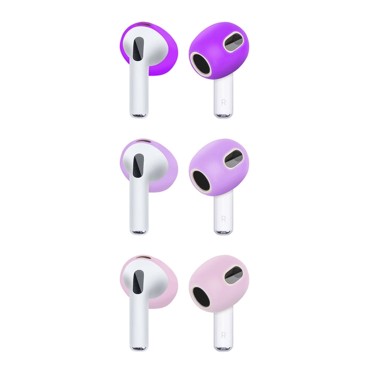 3 paia di cuffie in silicone per auricolari, For AirPods 3