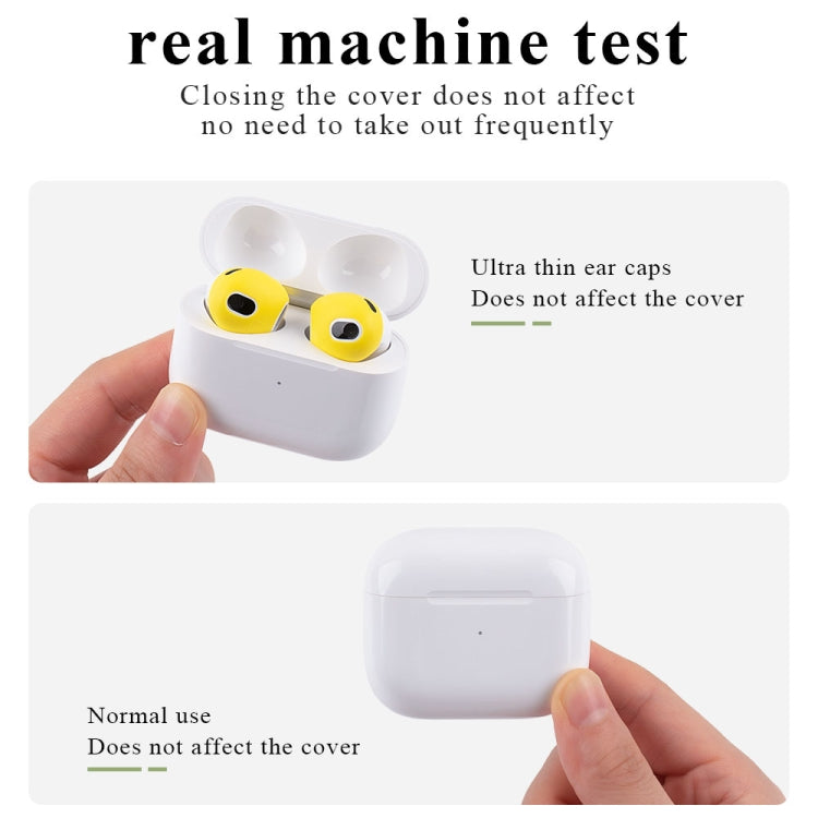 3 paia cuffie in silicone per AirPods 3