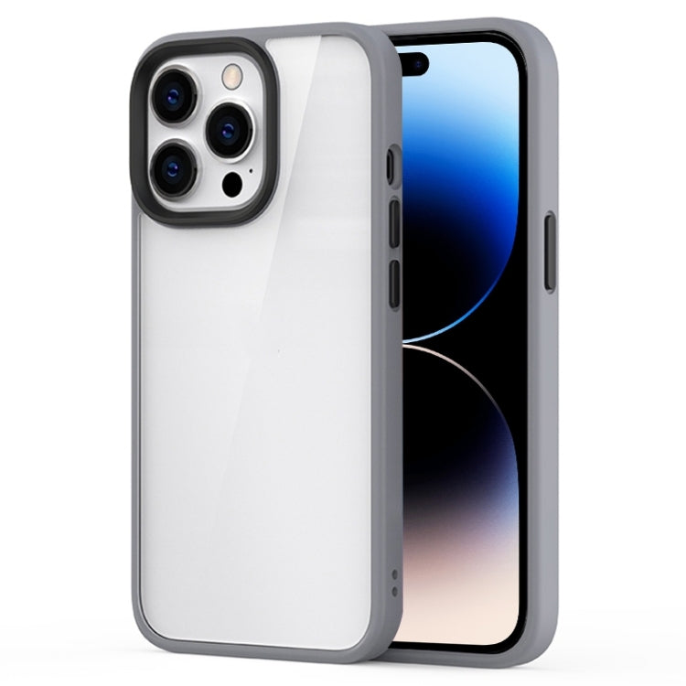 Custodia trasparente satinata ibrida per iPhone 14 Pro