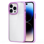 Custodia trasparente satinata ibrida per iPhone 14 Pro