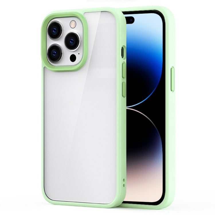 Custodia trasparente satinata ibrida per iPhone 14 Pro