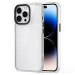 Custodia trasparente satinata ibrida per iPhone 14 Pro