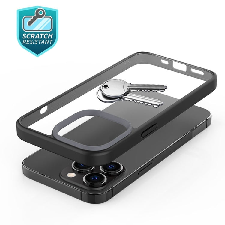 Custodia trasparente satinata ibrida per iPhone 14 Pro