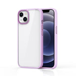 Custodia trasparente satinata ibrida per iPhone 14