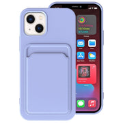 Custodia per cellulare con slot per schede di rivestimento in TPU + flanella, For iPhone 14 Pro Max, For iPhone 14 Pro, For iPhone 14 Plus, For iPhone 14