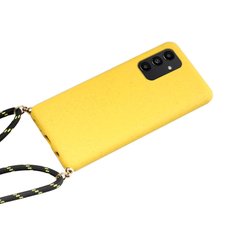 Materiale paglia di grano + custodia protettiva in TPU con cordino, For Samsung Galaxy A13, For Samsung Galaxy A33 5G, For Samsung Galaxy A53, For Samsung Galaxy A73