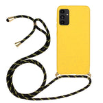 Materiale paglia di grano + custodia protettiva in TPU con cordino, For Samsung Galaxy A13, For Samsung Galaxy A33 5G, For Samsung Galaxy A53, For Samsung Galaxy A73