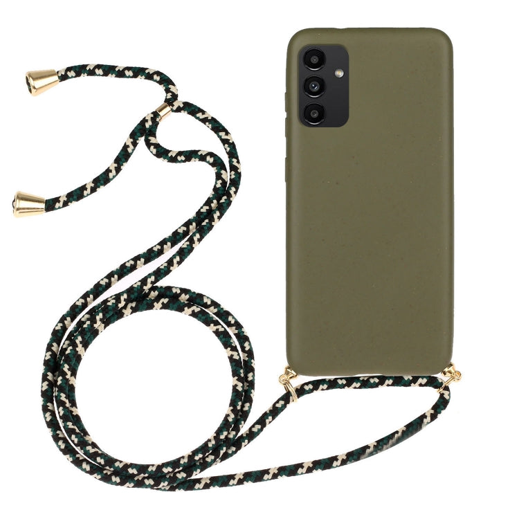 Materiale paglia di grano + custodia protettiva in TPU con cordino, For Samsung Galaxy A13, For Samsung Galaxy A33 5G, For Samsung Galaxy A53, For Samsung Galaxy A73