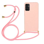 Materiale paglia di grano + custodia protettiva in TPU con cordino, For Samsung Galaxy A13, For Samsung Galaxy A33 5G, For Samsung Galaxy A53, For Samsung Galaxy A73