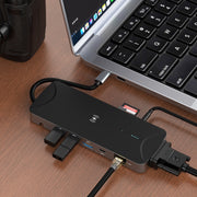 V240 Docking station HUB maschio multifunzionale USB-C / Type-C 3.1 12 in 1