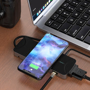 V240 Docking station HUB maschio multifunzionale USB-C / Type-C 3.1 12 in 1