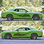 2 PCS/Set D-468 Adesivo decorativo modificato per auto modello totem a scacchi, D-468