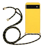 Materiale paglia di grano + custodia protettiva in TPU con cordino, For Google Pixel 6, For Google Pixel 6 Pro