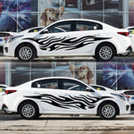 2 PCS/Set D-476 Adesivo decorativo modificato per auto modello elemento fuoco, D-476