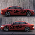 2 PCS/Set D-476 Adesivo decorativo modificato per auto modello elemento fuoco, D-476