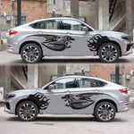 2 PCS/Set D-489 Adesivo decorativo modificato per auto modello drago sputafuoco, D-489