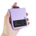 Custodia morbida per telefono in silicone color Macaron, For Samsung Galaxy Z Flip3 5G, For Samsung Galaxy Z Flip4