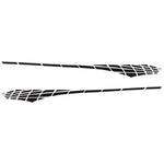 2 PCS/Set D-501 Adesivo decorativo modificato per auto con motivo scozzese, D-501
