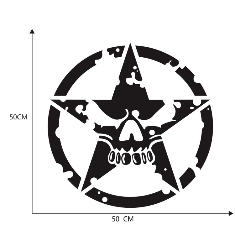 D-520 Adesivo decorativo per cofano modificato per auto con motivo a stella, D-520