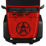 D-520 Adesivo decorativo per cofano modificato per auto con motivo a stella, D-520