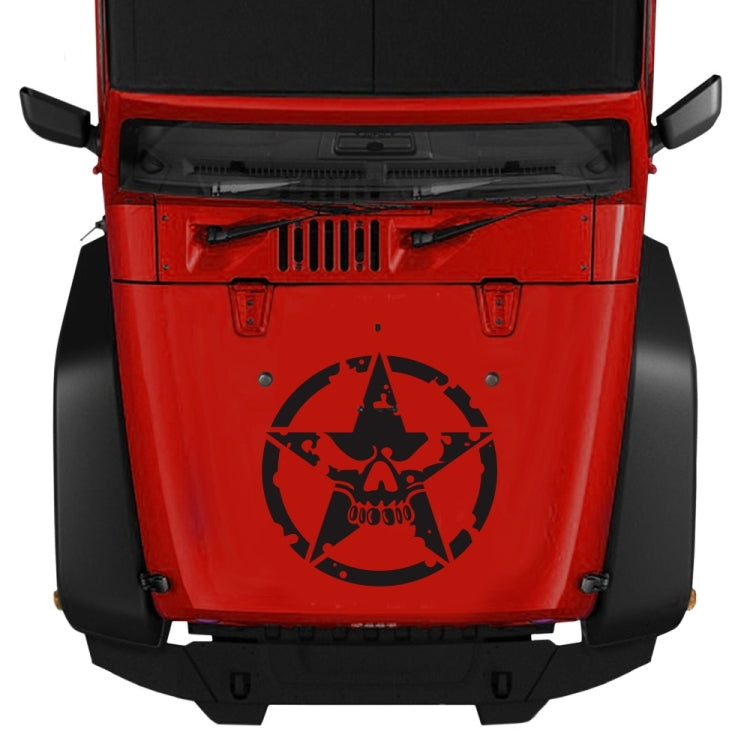 D-520 Adesivo decorativo per cofano modificato per auto con motivo a stella, D-520