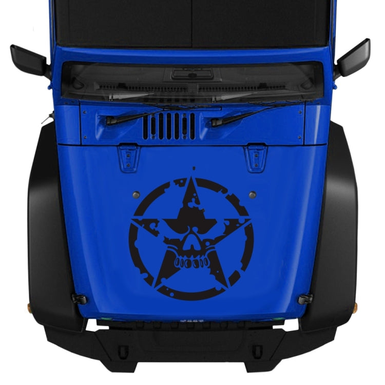 D-520 Adesivo decorativo per cofano modificato per auto con motivo a stella, D-520
