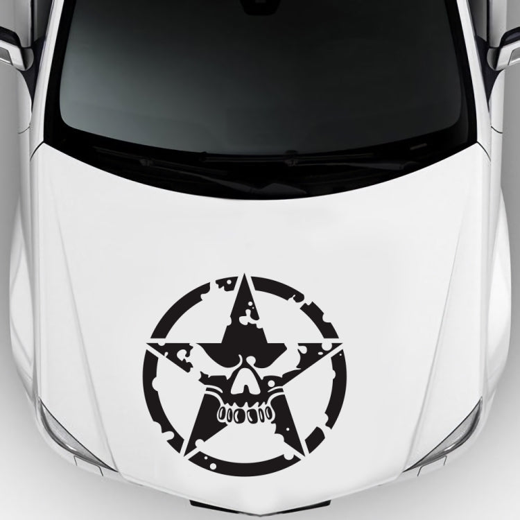 D-520 Adesivo decorativo per cofano modificato per auto con motivo a stella, D-520
