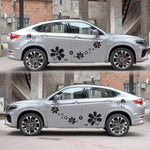 2 PCS/Set D-510 Adesivo decorativo modificato per auto con motivo a fiori, D-510