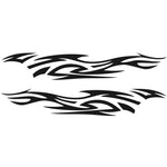 2 PCS/Set D-521 Fire Totem Pattern Adesivo decorativo modificato per auto, D-521
