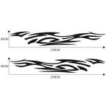 2 PCS/Set D-521 Fire Totem Pattern Adesivo decorativo modificato per auto, D-521