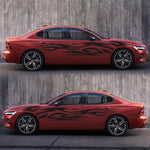 2 PCS/Set D-521 Fire Totem Pattern Adesivo decorativo modificato per auto, D-521