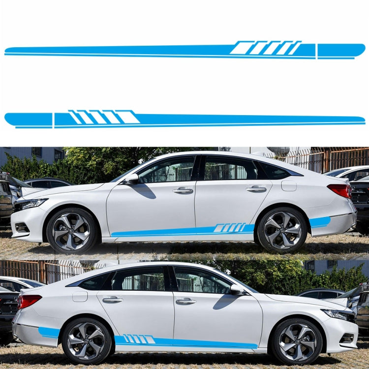 2 PCS/Set D-608 Adesivo decorativo modificato per auto con motivo a strisce, D-608