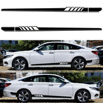 2 PCS/Set D-608 Adesivo decorativo modificato per auto con motivo a strisce, D-608