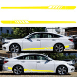2 PCS/Set D-608 Adesivo decorativo modificato per auto con motivo a strisce, D-608