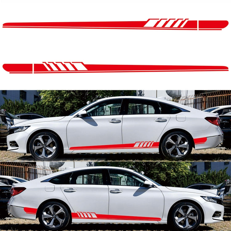 2 PCS/Set D-608 Adesivo decorativo modificato per auto con motivo a strisce, D-608