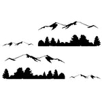 2 Pz/set D-684 Mountain Totem Modello Auto Modificato Adesivo Decorativo, D-684