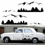2 Pz/set D-684 Mountain Totem Modello Auto Modificato Adesivo Decorativo, D-684