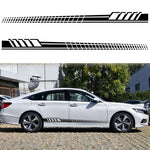 2 pezzi / set D-707 Adesivo decorativo modificato per auto con motivo totem a strisce, D-707