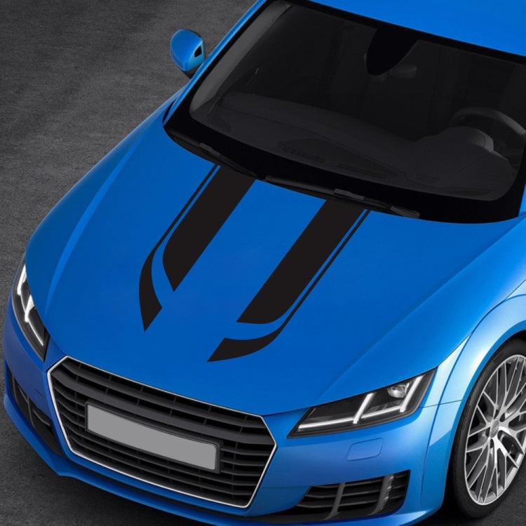 D-711 Adesivo decorativo per cofano modificato per auto con motivo a strisce, D-711