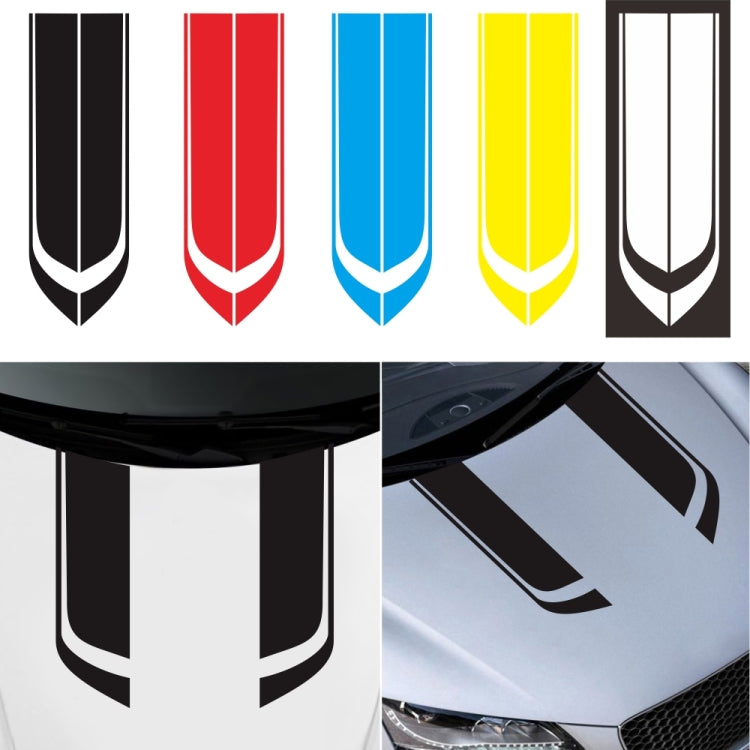 D-711 Adesivo decorativo per cofano modificato per auto con motivo a strisce, D-711