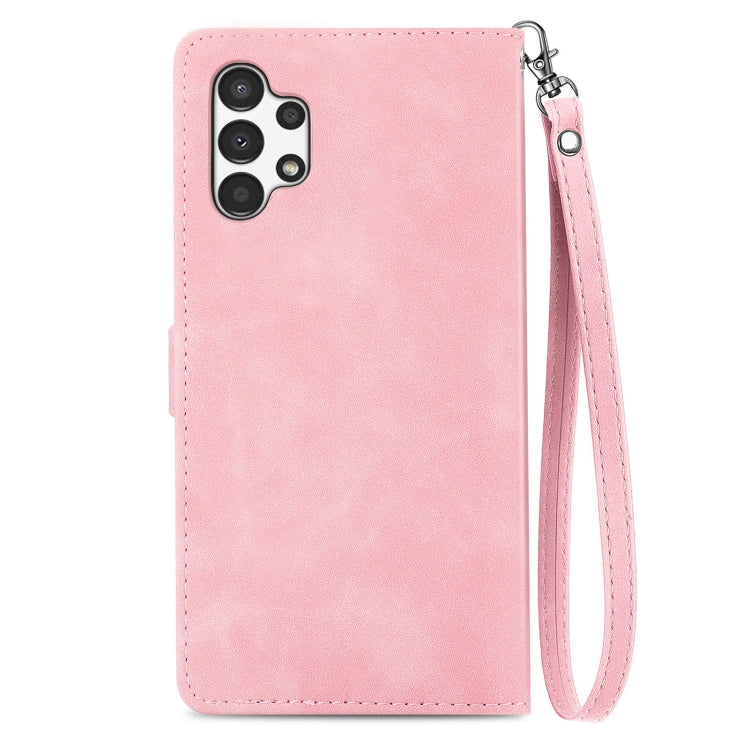 Custodia per telefono in pelle antiurto con fiore in rilievo, For Samsung Galaxy A13 4G, For Samsung Galaxy A22 4G, For Samsung Galaxy A22 5G, For Samsung Galaxy A32 4G
